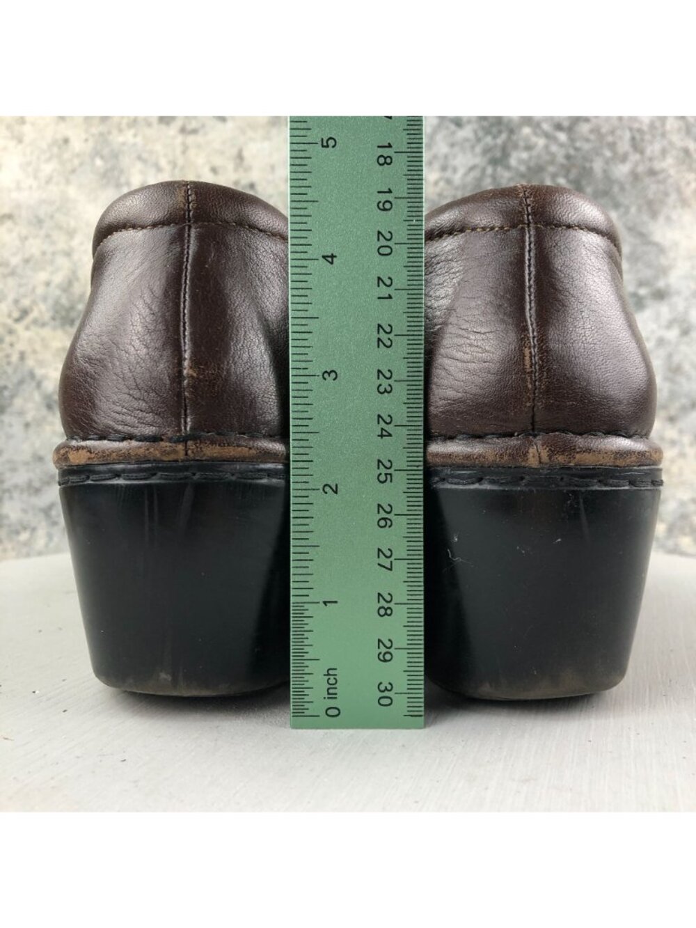 Ariat Women's Size 8B Tambour Hazelnut Brown Black Leather Slip On Urban Clogs - Picture 9 of 16